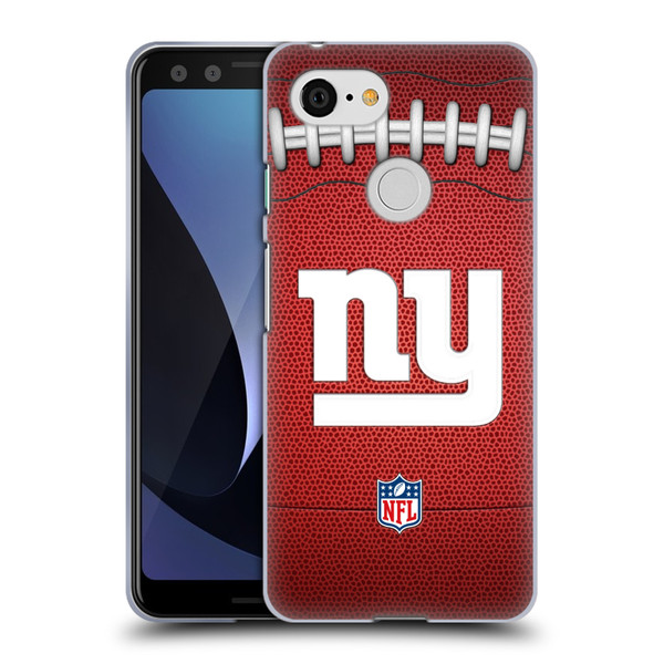 NFL New York Giants Graphics Football Soft Gel Case for Google Pixel 3