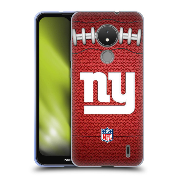 NFL New York Giants Graphics Football Soft Gel Case for Nokia C21