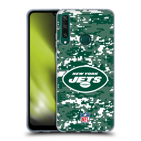 NFL New York Jets Graphics Digital Camouflage Soft Gel Case for Huawei Y6p