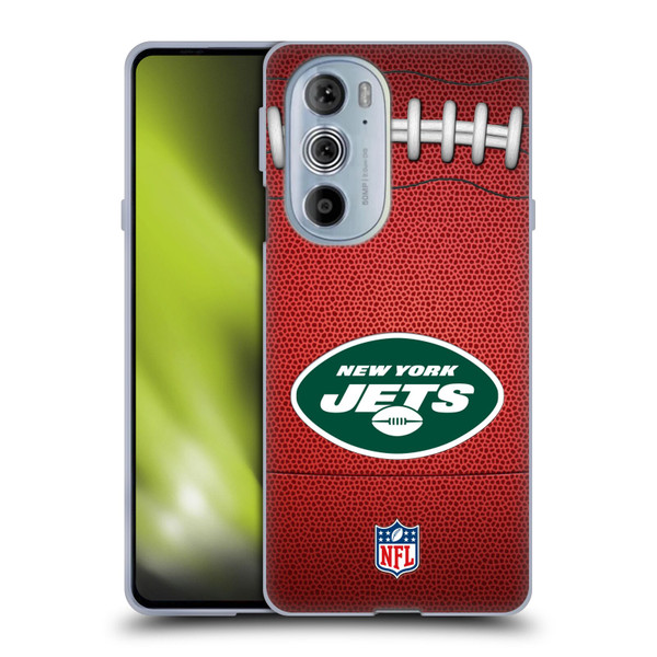 NFL New York Jets Graphics Football Soft Gel Case for Motorola Edge X30