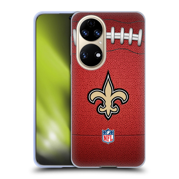 NFL New Orleans Saints Graphics Football Soft Gel Case for Huawei P50