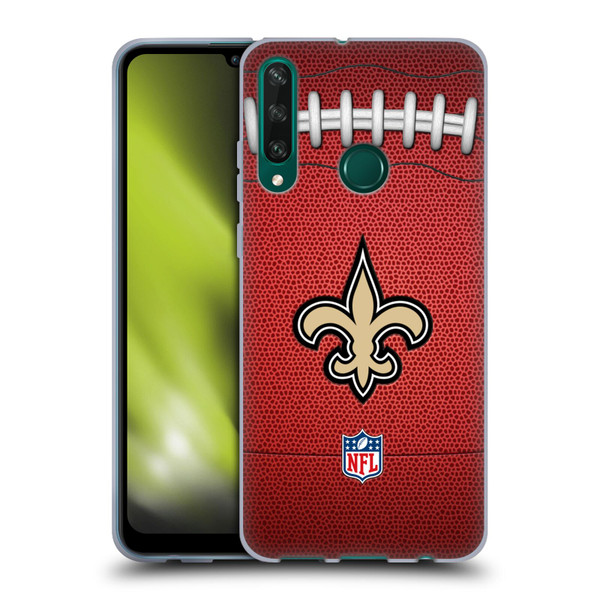 NFL New Orleans Saints Graphics Football Soft Gel Case for Huawei Y6p