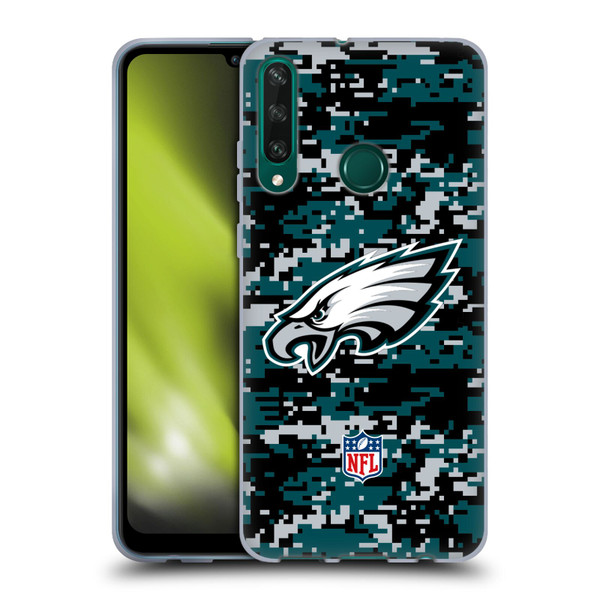 NFL Philadelphia Eagles Graphics Digital Camouflage Soft Gel Case for Huawei Y6p