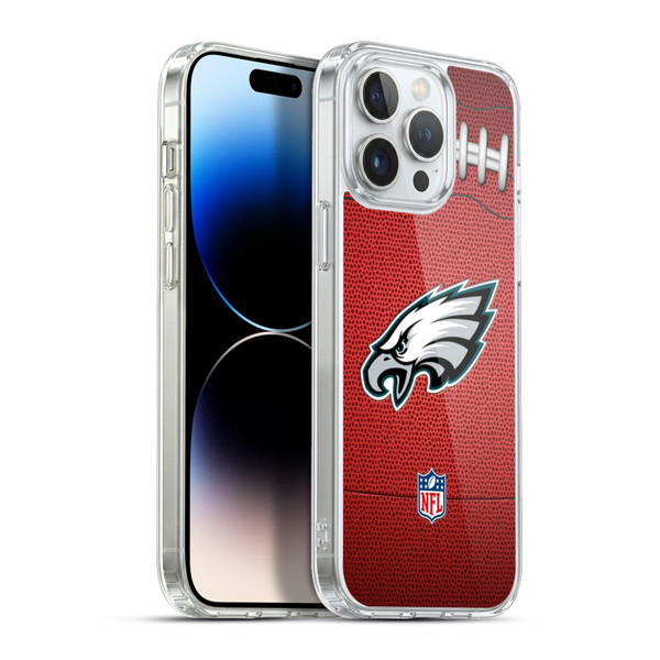 NFL Philadelphia Eagles Graphics Football Soft Gel Case for Apple iPhone 13 Pro Max & MagSafe