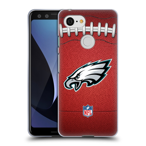 NFL Philadelphia Eagles Graphics Football Soft Gel Case for Google Pixel 3
