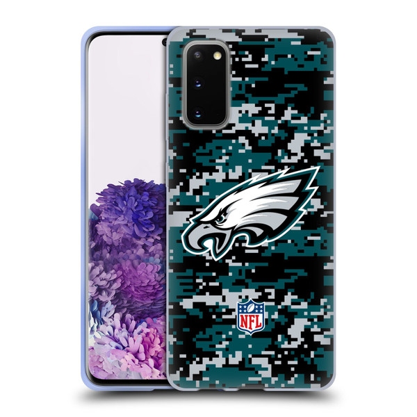NFL Philadelphia Eagles Graphics Digital Camouflage Soft Gel Case for Samsung Galaxy S20 / S20 5G