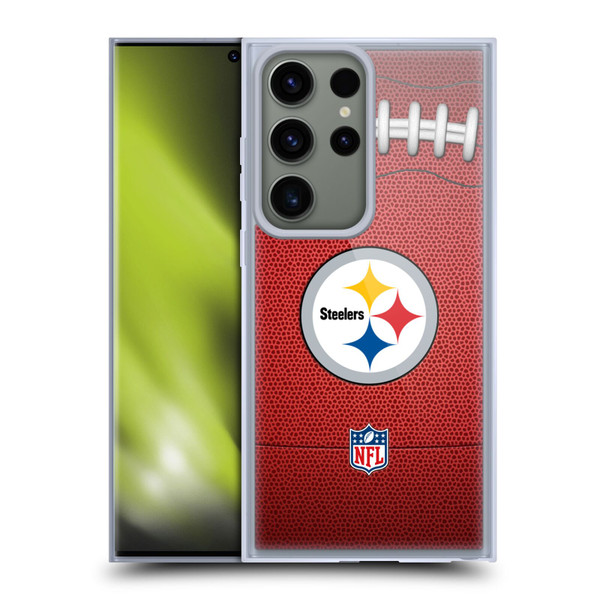 NFL Pittsburgh Steelers Graphics Football Soft Gel Case for Samsung Galaxy S23 Ultra 5G