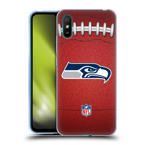 NFL Seattle Seahawks Graphics Football Soft Gel Case for Xiaomi Redmi 9A / Redmi 9AT