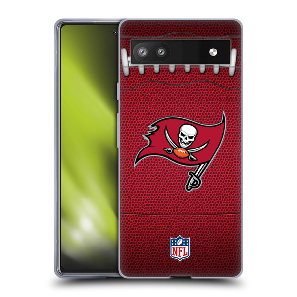 NFL Tampa Bay Buccaneers Graphics Football Soft Gel Case for Google Pixel 6a