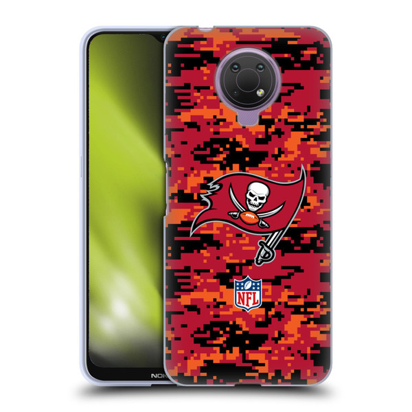 NFL Tampa Bay Buccaneers Graphics Digital Camouflage Soft Gel Case for Nokia G10