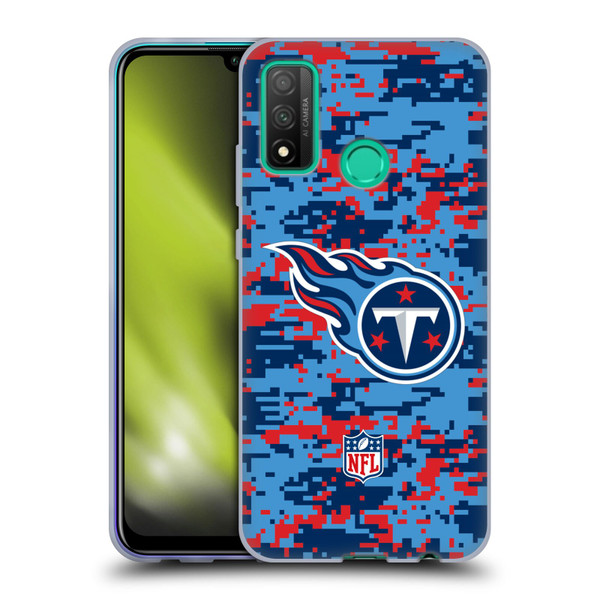 NFL Tennessee Titans Graphics Digital Camouflage Soft Gel Case for Huawei P Smart (2020)