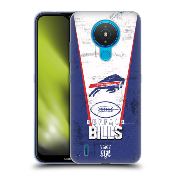 NFL Buffalo Bills Logo Art Banner Soft Gel Case for Nokia 1.4