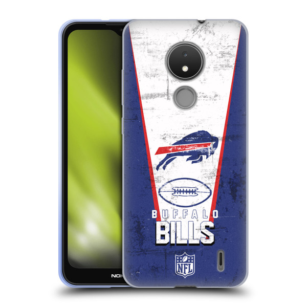 NFL Buffalo Bills Logo Art Banner Soft Gel Case for Nokia C21