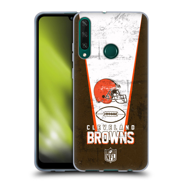 NFL Cleveland Browns Logo Art Banner Soft Gel Case for Huawei Y6p