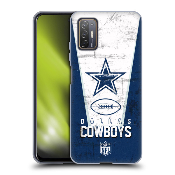 NFL Dallas Cowboys Logo Art Banner Soft Gel Case for HTC Desire 21 Pro 5G