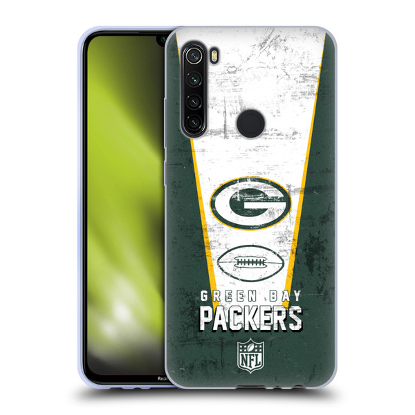 NFL Green Bay Packers Logo Art Banner Soft Gel Case for Xiaomi Redmi Note 8T