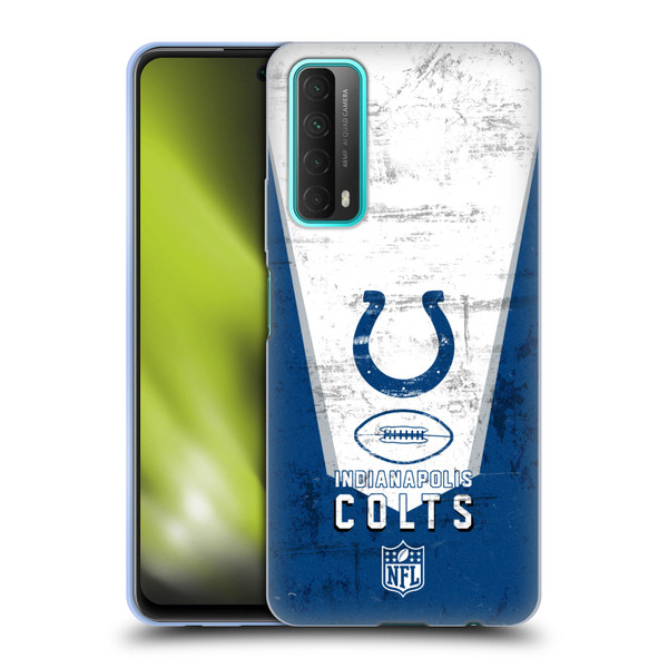 NFL Indianapolis Colts Logo Art Banner Soft Gel Case for Huawei P Smart (2021)