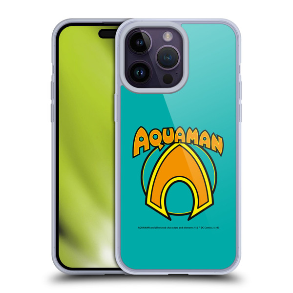 Aquaman DC Comics Logo Classic Soft Gel Case for Apple iPhone 14 Pro Max