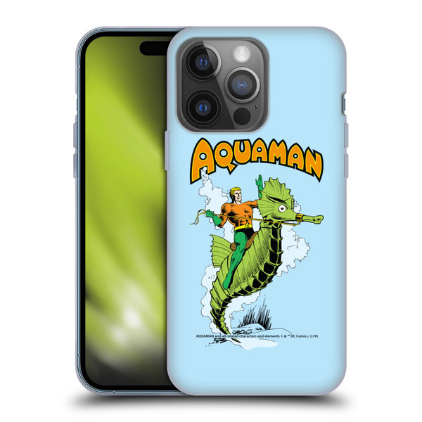 Aquaman DC Comics Fast Fashion Storm Soft Gel Case for Apple iPhone 14 Pro