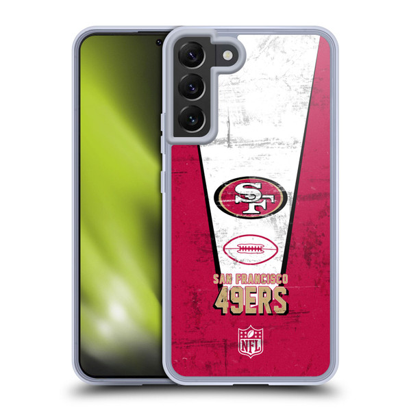 NFL San Francisco 49ers Logo Art Banner Soft Gel Case for Samsung Galaxy S22+ 5G NFL San Francisco 49ers Logo Art Banner Soft Gel Case for Samsung Galaxy S22+ 5G