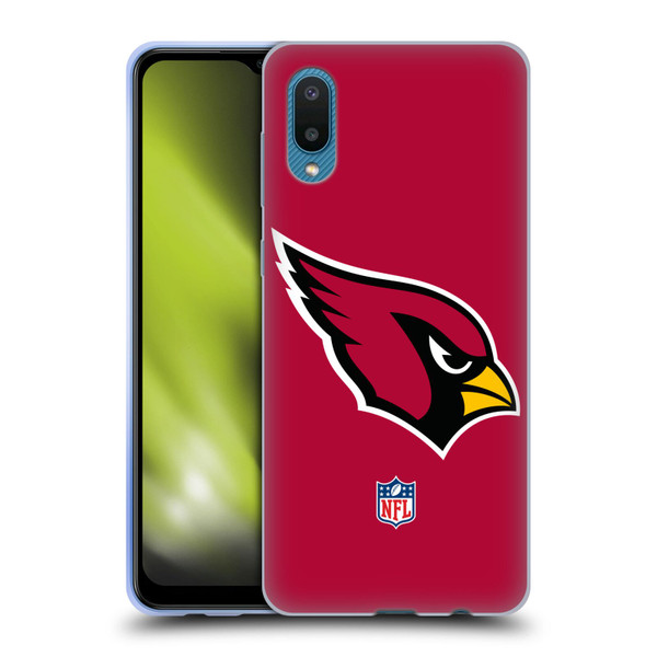 NFL Arizona Cardinals Logo Plain Soft Gel Case for Samsung Galaxy A02/M02 (2021)