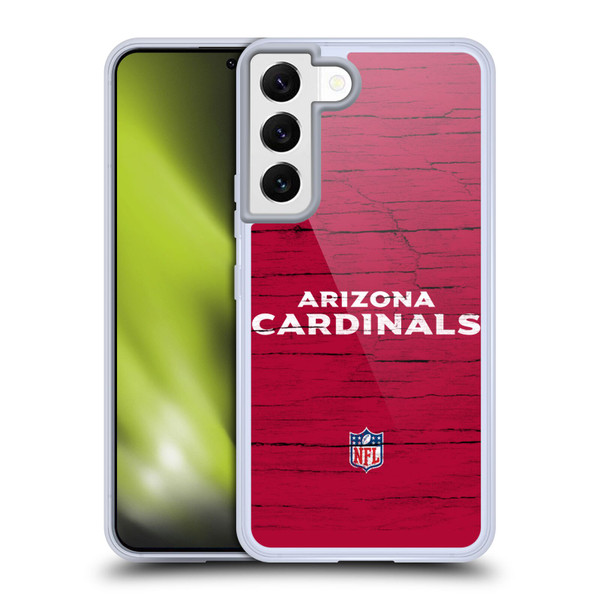 NFL Arizona Cardinals Logo Distressed Look Soft Gel Case for Samsung Galaxy S22 5G