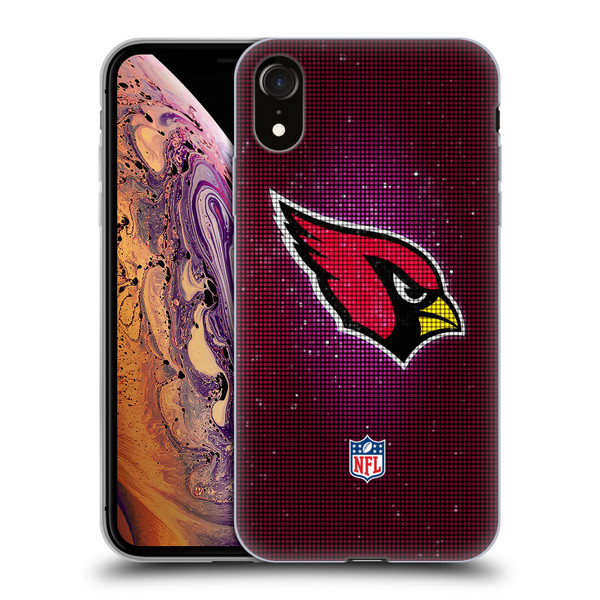 NFL Arizona Cardinals Artwork LED Soft Gel Case for Apple iPhone XR