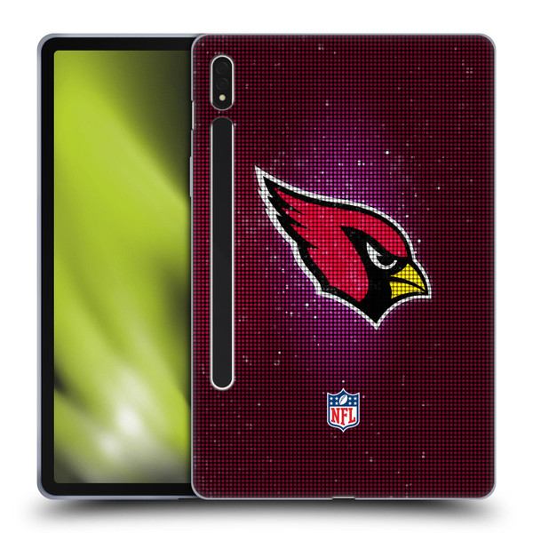 NFL Arizona Cardinals Artwork LED Soft Gel Case for Samsung Galaxy Tab S8