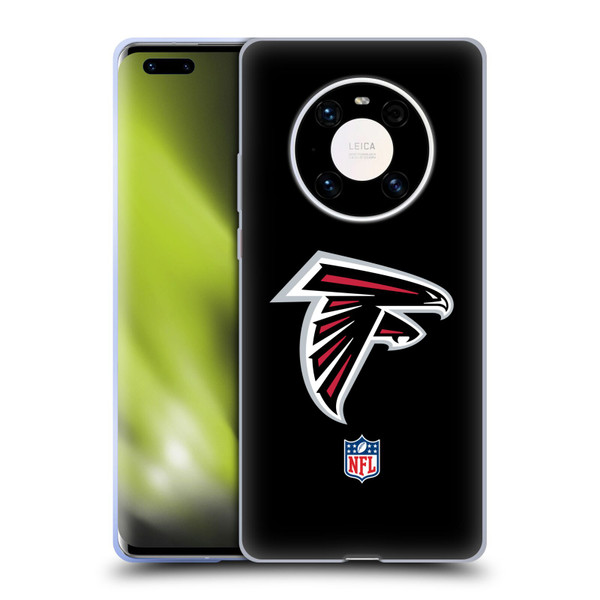 NFL Atlanta Falcons Logo Plain Soft Gel Case for Huawei Mate 40 Pro 5G