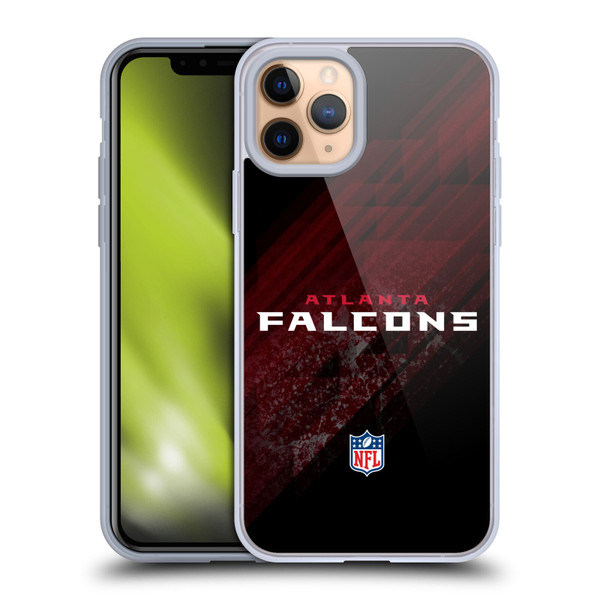 NFL Atlanta Falcons Logo Blur Soft Gel Case for Apple iPhone 11 Pro
