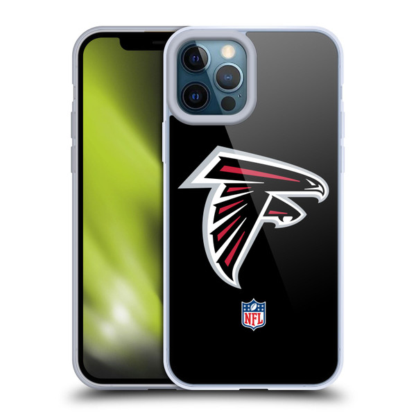 NFL Atlanta Falcons Logo Plain Soft Gel Case for Apple iPhone 12 Pro Max
