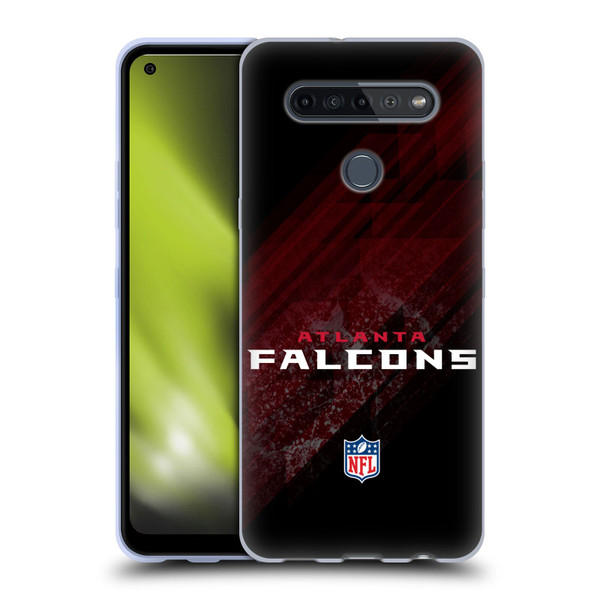 NFL Atlanta Falcons Logo Blur Soft Gel Case for LG K51S