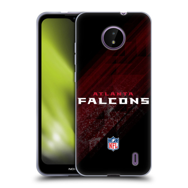 NFL Atlanta Falcons Logo Blur Soft Gel Case for Nokia C10 / C20