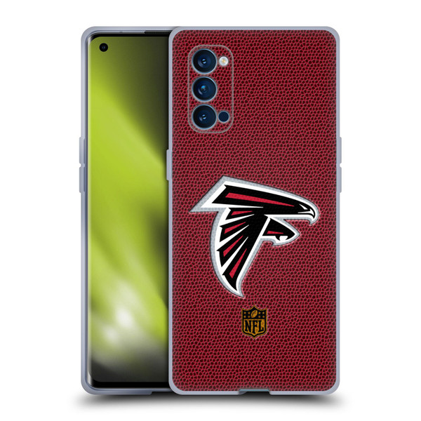 NFL Atlanta Falcons Logo Football Soft Gel Case for OPPO Reno 4 Pro 5G