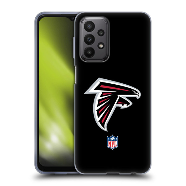 NFL Atlanta Falcons Logo Plain Soft Gel Case for Samsung Galaxy A23 / 5G (2022)