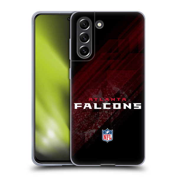 NFL Atlanta Falcons Logo Blur Soft Gel Case for Samsung Galaxy S21 FE 5G