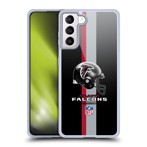 NFL Atlanta Falcons Logo Helmet Soft Gel Case for Samsung Galaxy S21+ 5G