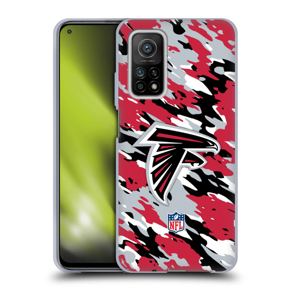 NFL Atlanta Falcons Logo Camou Soft Gel Case for Xiaomi Mi 10T 5G