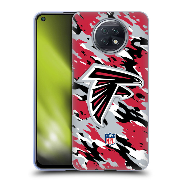 NFL Atlanta Falcons Logo Camou Soft Gel Case for Xiaomi Redmi Note 9T 5G