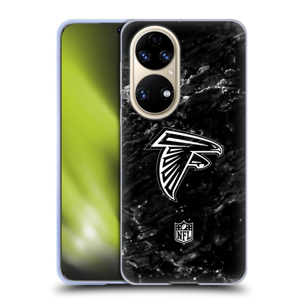 NFL Atlanta Falcons Artwork Marble Soft Gel Case for Huawei P50