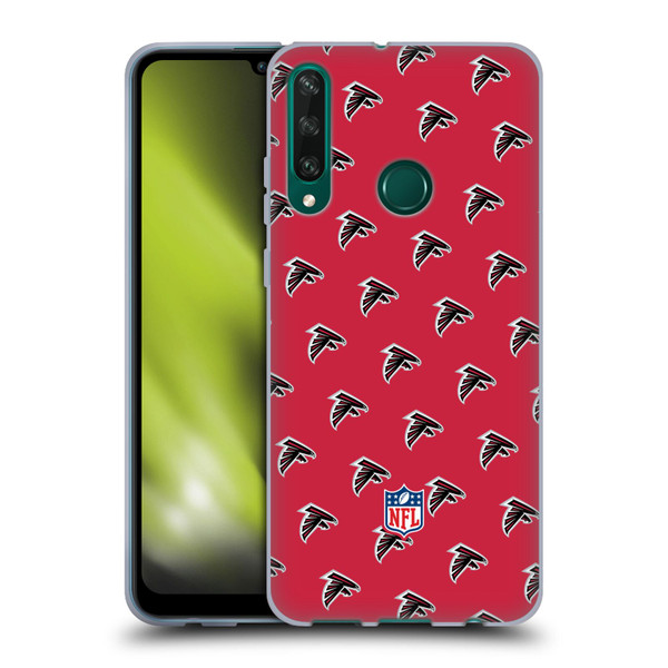 NFL Atlanta Falcons Artwork Patterns Soft Gel Case for Huawei Y6p