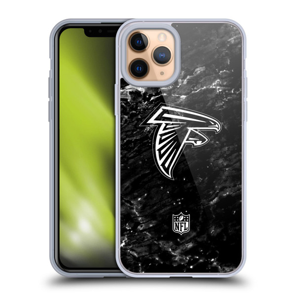 NFL Atlanta Falcons Artwork Marble Soft Gel Case for Apple iPhone 11 Pro