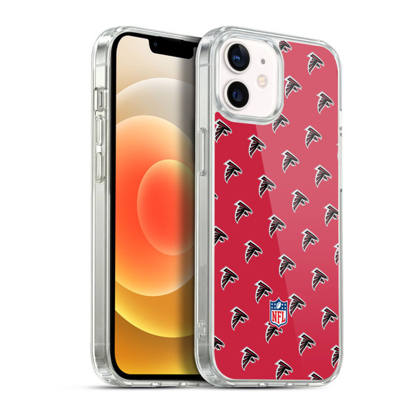 NFL Atlanta Falcons Artwork Patterns Soft Gel Case for Apple iPhone 12 / iPhone 12 Pro & MagSafe