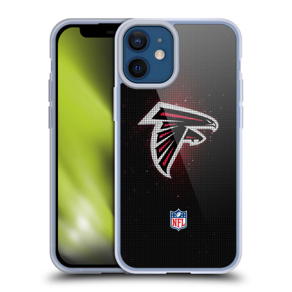 NFL Atlanta Falcons Artwork LED Soft Gel Case for Apple iPhone 12 Mini