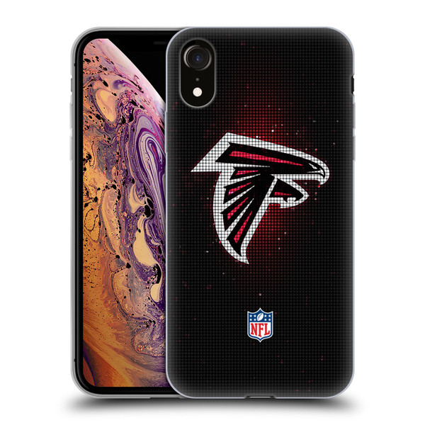 NFL Atlanta Falcons Artwork LED Soft Gel Case for Apple iPhone XR