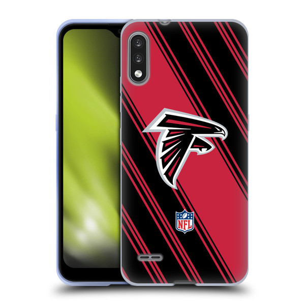 NFL Atlanta Falcons Artwork Stripes Soft Gel Case for LG K22