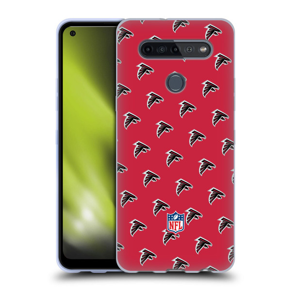 NFL Atlanta Falcons Artwork Patterns Soft Gel Case for LG K51S