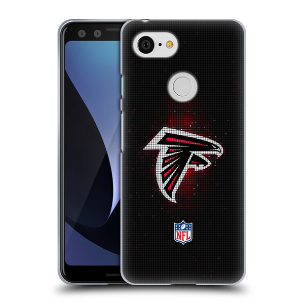 NFL Atlanta Falcons Artwork LED Soft Gel Case for Google Pixel 3