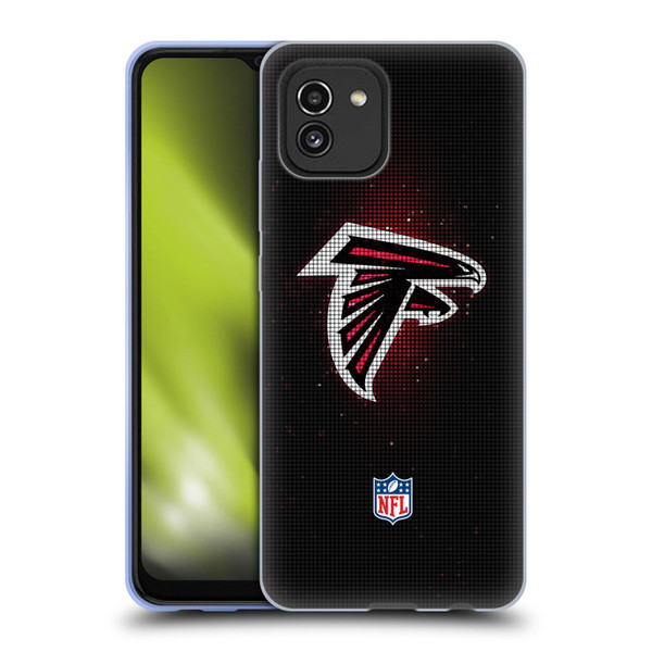 NFL Atlanta Falcons Artwork LED Soft Gel Case for Samsung Galaxy A03 (2021)