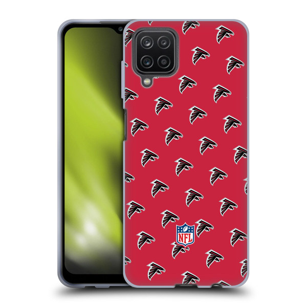 NFL Atlanta Falcons Artwork Patterns Soft Gel Case for Samsung Galaxy A12 (2020)